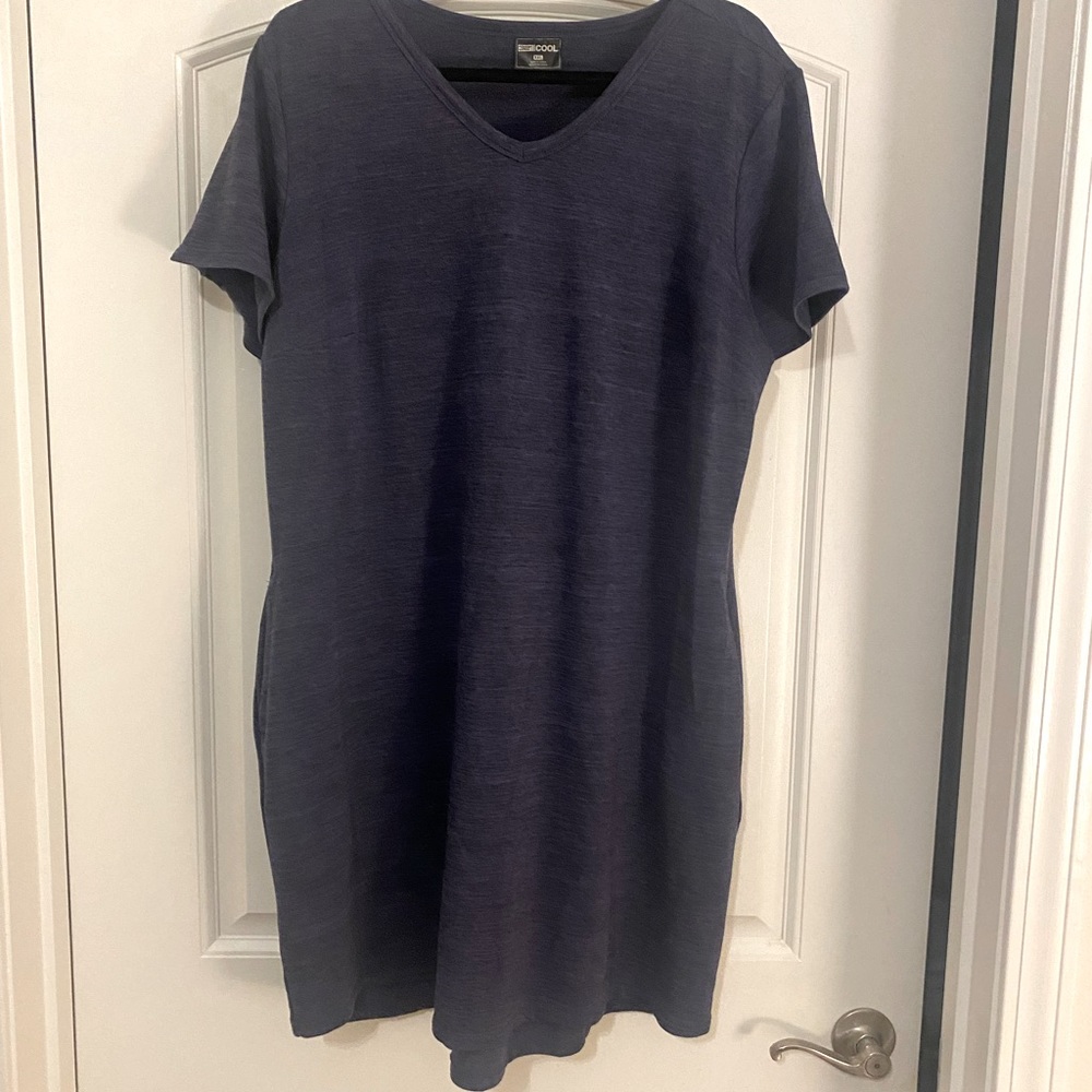 32 Degrees Cool Blue Dress with Pockets Size XXL EUC